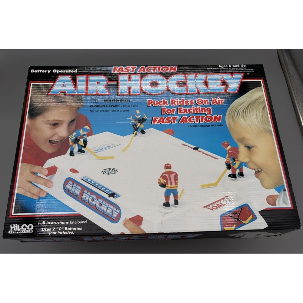 VINTAGE 1994 HICLO FAST ACTION AIR HOCKEY TABLETOP GAME NEW Old Stock GIFT